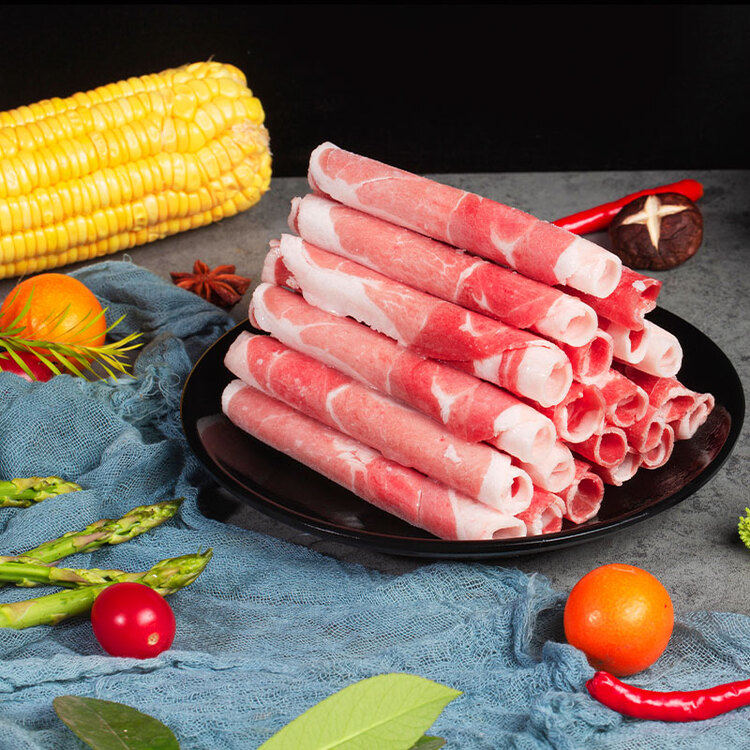 宁鑫 宁夏盐池滩羊  原切羊肉卷300g 火锅食材 清真食品 地理标志产品 菜管家商品