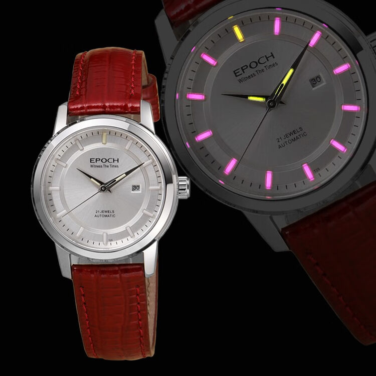 艾保克epoch 手表石英夜光女表 氚气自发光汽灯镶钻防水潮流情侣款