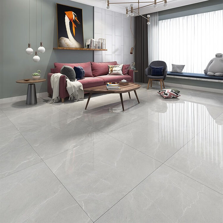 东鹏瓷砖 欧雅灰 健康砖现代简约客厅磁砖 800x800 电视背景墙砖防滑