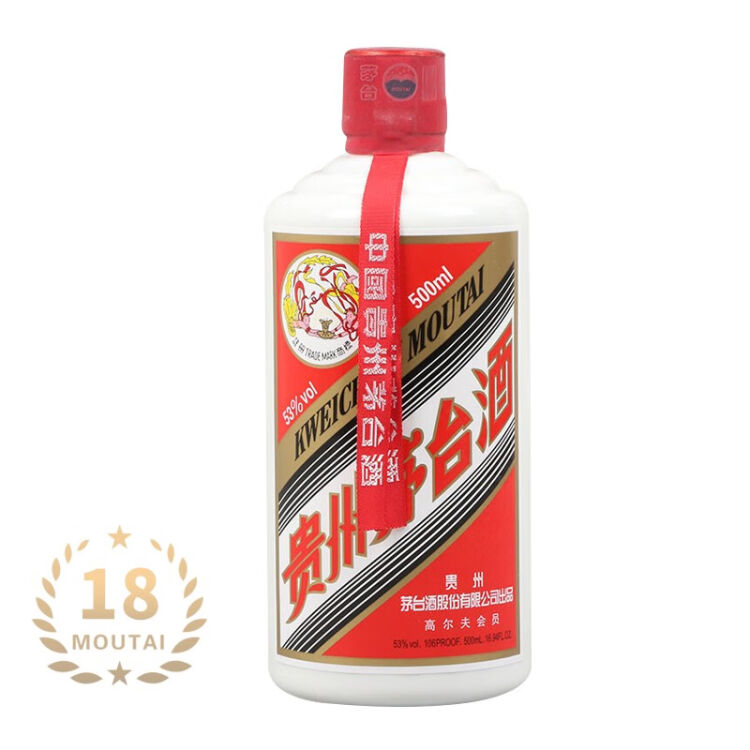 贵州茅台（MOUTAI）飞天53%vol 500ml 贵州茅台酒2018年茅台老酒年份酒