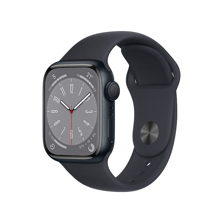 Apple Watch Series 8 智能手表GPS款41毫米午夜色铝金属表壳午夜色运动型表带 MNP53CH/A【图片 价格 品牌 评论】京东