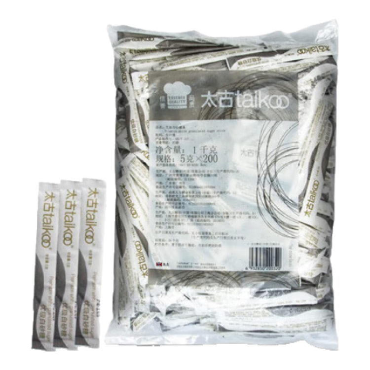 太古（taikoo）食糖咖啡糖优级白砂糖条5g *200条 白糖咖啡奶茶伴侣 菜管家商品