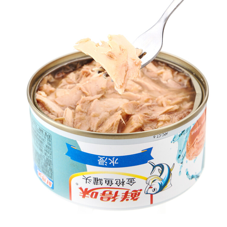 鲜得味水浸金枪鱼罐头180g即食健身三明治高蛋白食品 光明服务菜管家商品