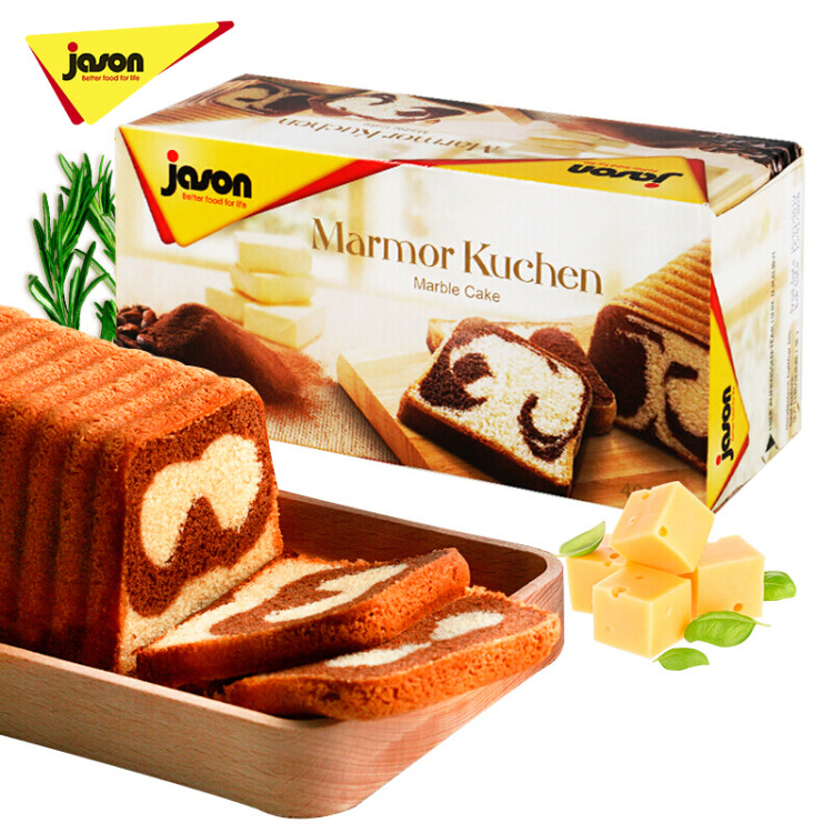 捷森（jason）德国进口  云纹蛋糕400g 面包糕点 营养早餐休闲零食小吃甜品点心 光明服务菜管家商品 
