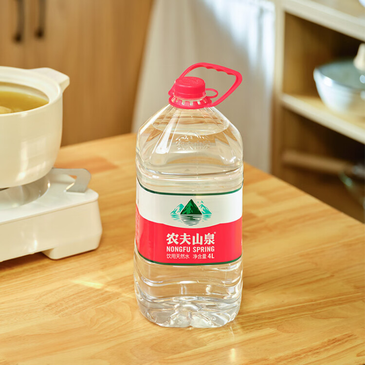 农夫山泉 饮用水 饮用天然水 透明装4L*6桶 整箱装 桶装水 光明服务菜管家商品 