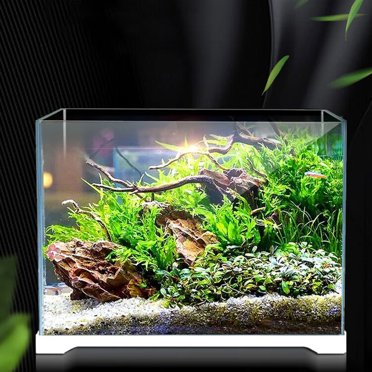 亚峰 Yafeng 鱼缸水族箱超白鱼缸超白玻璃水晶缸水草缸小型60客厅家用生态桌面超白缸35cm长 带底座 图片价格品牌评论 京东
