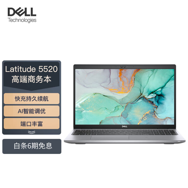戴尔(DELL) Latitude 5520 15.6英寸高端笔记本(11代i5-1145G7 8G 512G 