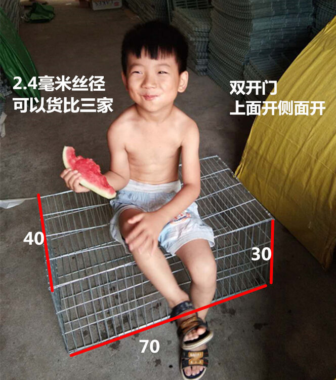 鸡笼子家用大号鸭笼鸡舍铁丝笼养鸡笼子母鸡笼鸡笼子母鸡笼 70长组装笼加脚垫卡扣【图片 价格 品牌 评论】-京东