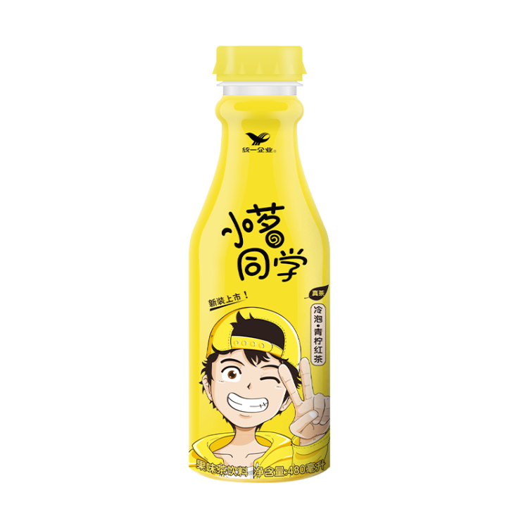 统一 小茗同学爱混茶青柠红 480ml*15瓶（新老包装随机发货） 光明服务菜管家商品