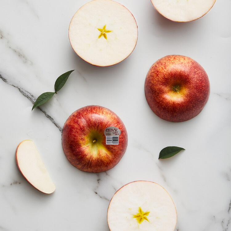 爱妃（envy）苹果6粒礼盒装 特级巨无霸果 单果220g-270g 生鲜 进口新鲜水果 光明服务菜管家商品 