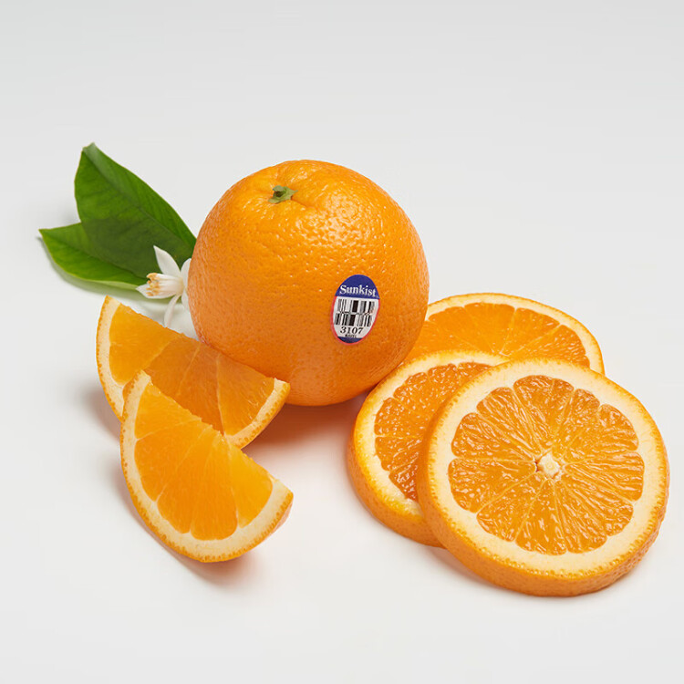 新奇士（Sunkist）澳洲早脐橙 蓝标4粒尝鲜款 单果180g起 新鲜水果 光明服务菜管家商品 