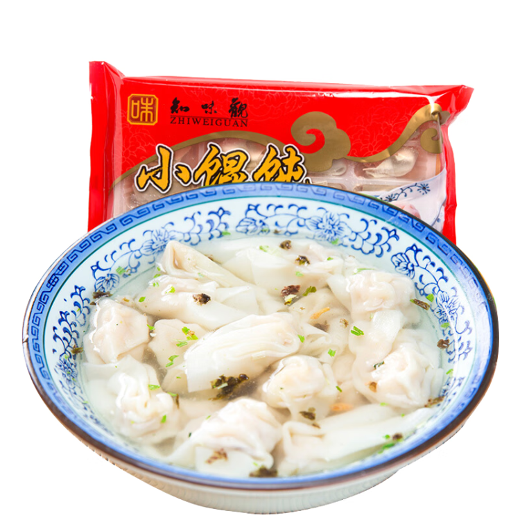 知味觀 鮮肉小餛飩320g 40只 中華老字號(hào) 早餐速食 生鮮 餛飩 云吞 菜管家商品