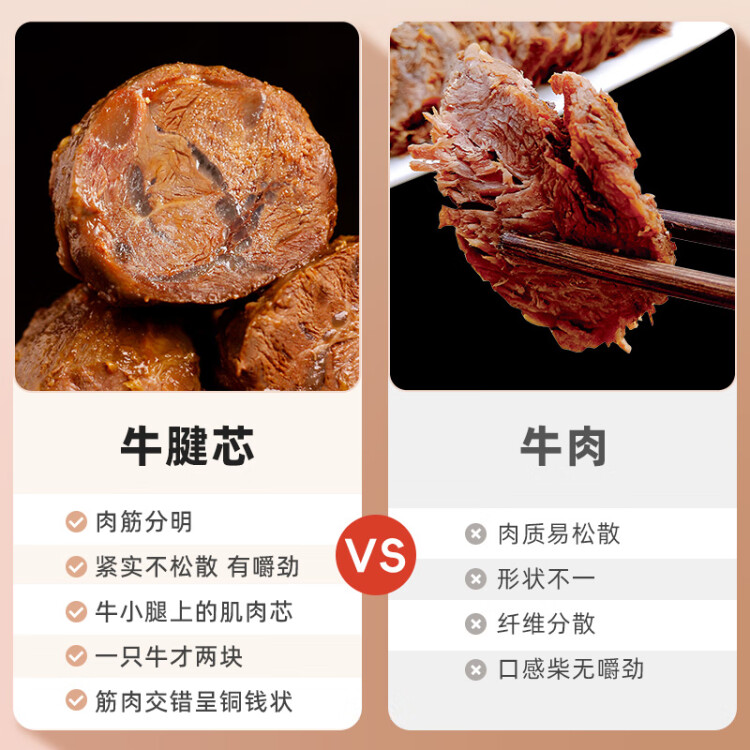 喜旺傳統(tǒng)醬牛肉140g鹵牛肉熟食肉類下酒菜開袋即食休閑零食 菜管家商品