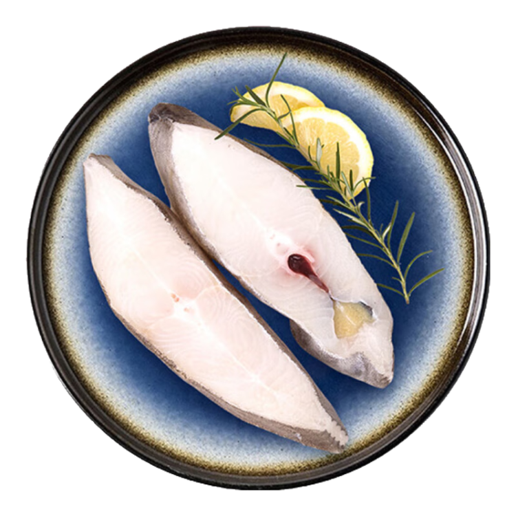 禧美海产 冷冻格陵兰比目鱼切段1斤/袋 5-7块 烧烤 带皮切段 海鲜水产 菜管家商品 商品图