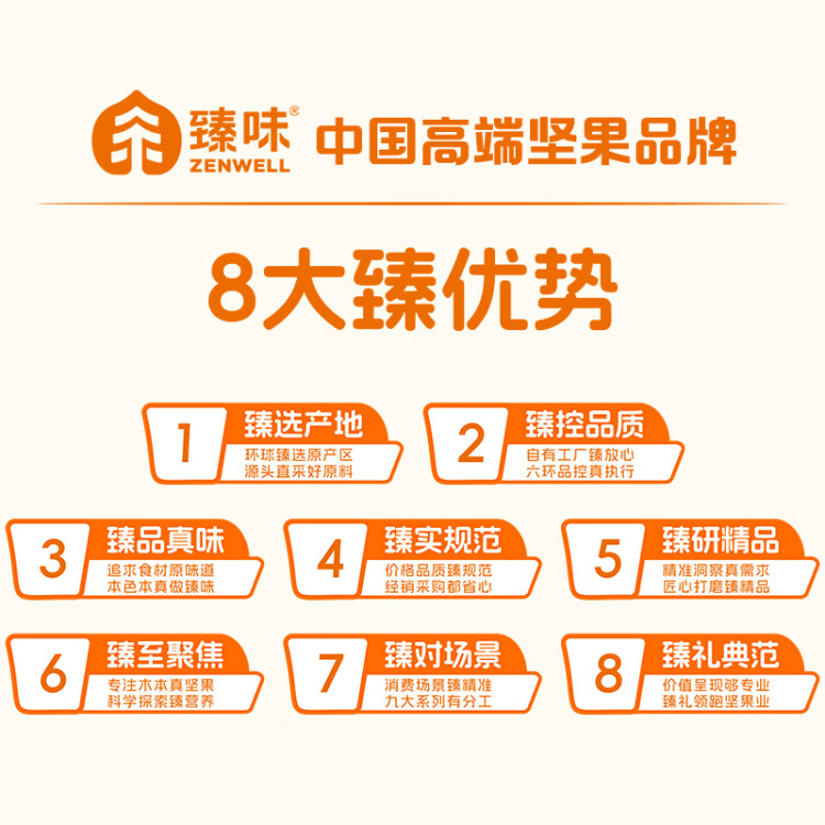 臻味高端坚果干果礼盒2000g 进口原料每日坚果儿童孕妇零食团购送礼 菜管家商品