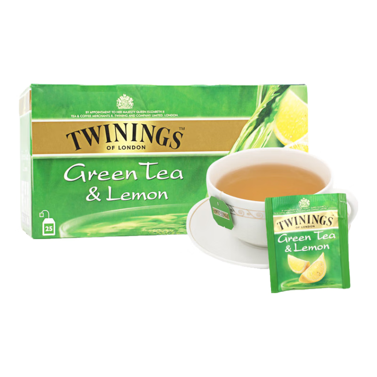 川宁柠檬绿茶波兰进口茶叶茶包25袋*1.6g泡茶办公室下午茶 菜管家商品