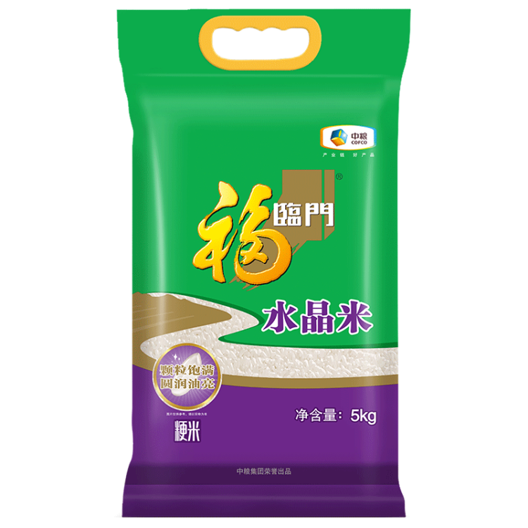 福临门 水晶米 粳米 5kg/袋 菜管家商品