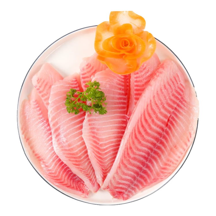 翔泰 冷冻海南鲷鱼/罗非鱼片1kg/袋5-7片 生鲜鱼类 火锅食材 海鲜水产 菜管家商品