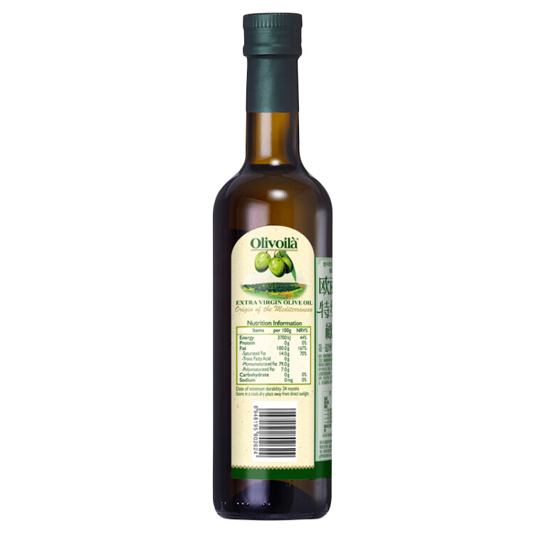 歐麗薇蘭 Olivoila 食用油 特級初榨 壓榨 橄欖油500ml 菜管家商品