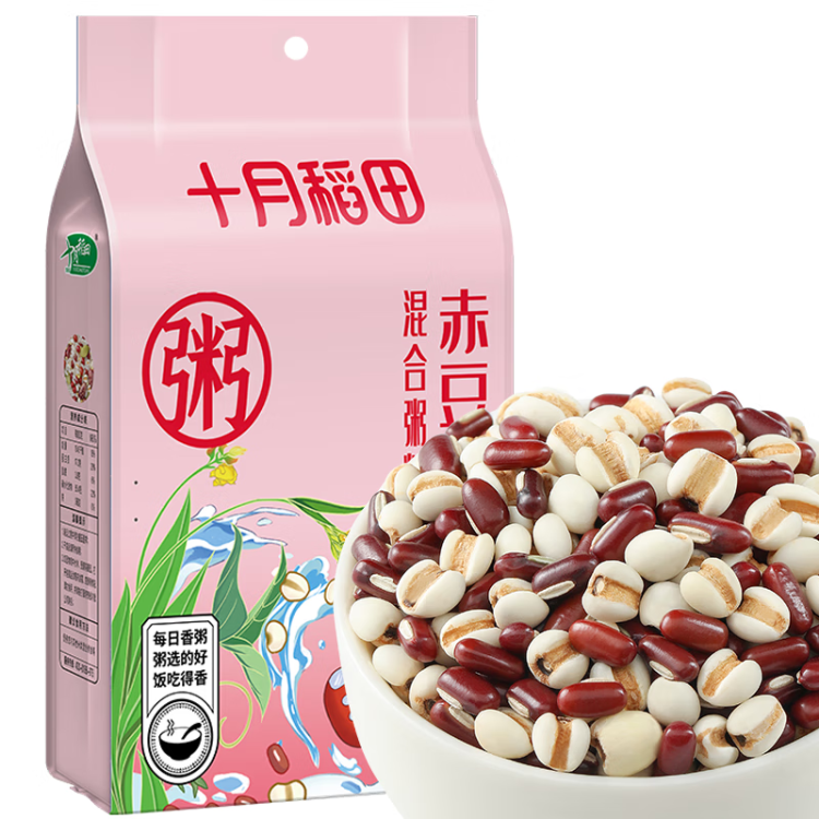 十月稻田 赤豆薏仁米 2斤 薏仁米 赤豆 粥米 東北 雜糧 粗糧 大米伴侶 光明服務(wù)菜管家商品