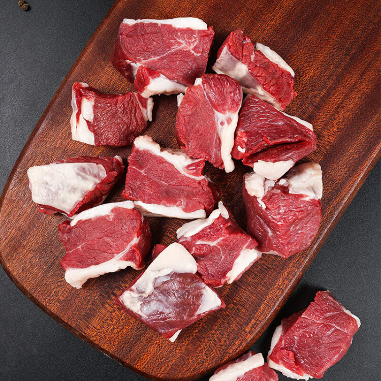 鲜京采 牛腩块1.5kg 进口原切 真牛腩非调理炖煮食材 生鲜牛肉 光明服务菜管家商品 