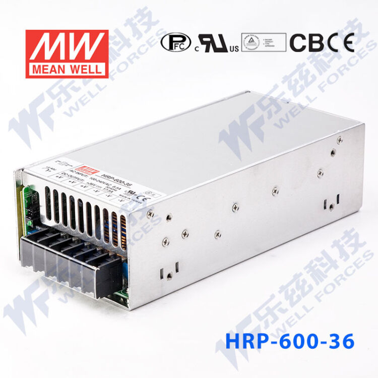 明纬（MEANWELL）HRP-600 PFC高性能开关电源(600W左右) HRP-600-36