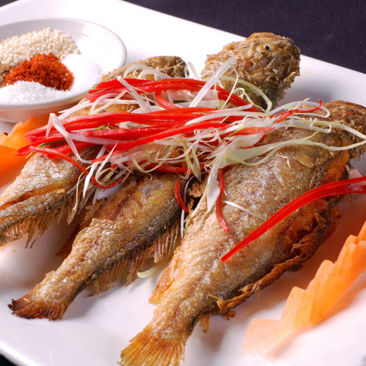 三都港 冷冻三去黄花鱼500g/3条装 小黄鱼 深海鱼 生鲜鱼类 海鲜 年货 菜管家商品