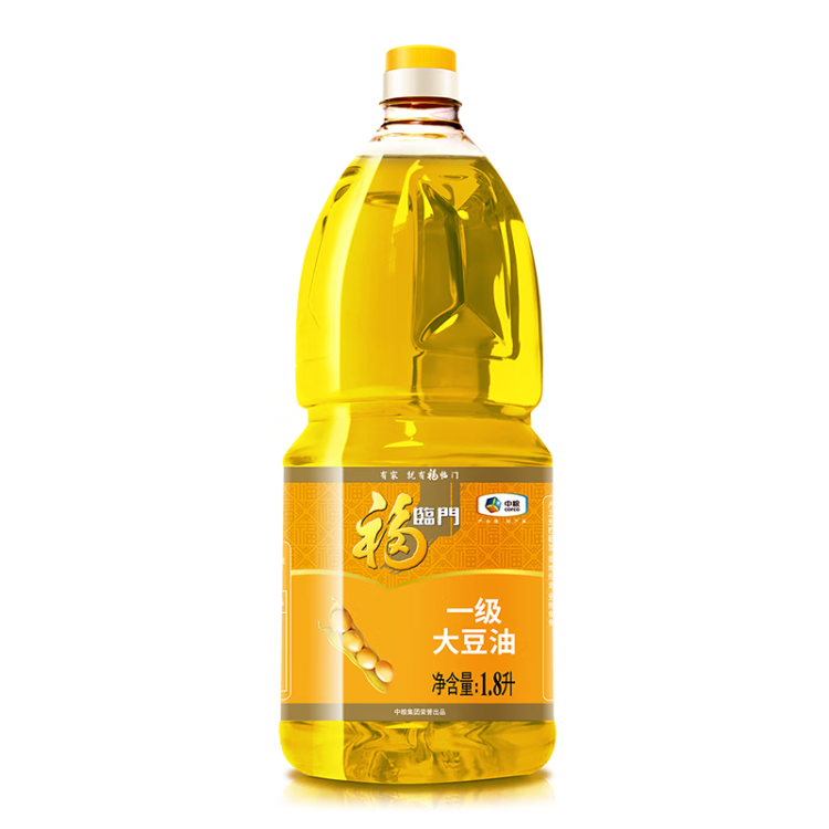 福臨門(mén) 食用油 浸出一級(jí)大豆油 1.8L 中糧出品 光明服務(wù)菜管家商品