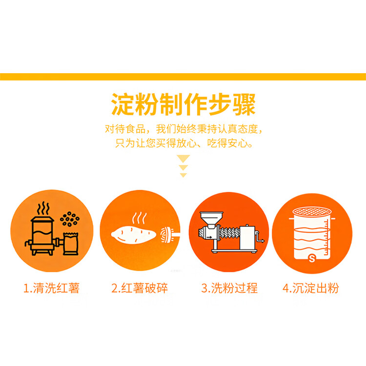 古福 红薯淀粉 300g  食用淀粉 调味料 地瓜粉 勾芡调味品 配料干净 菜管家商品