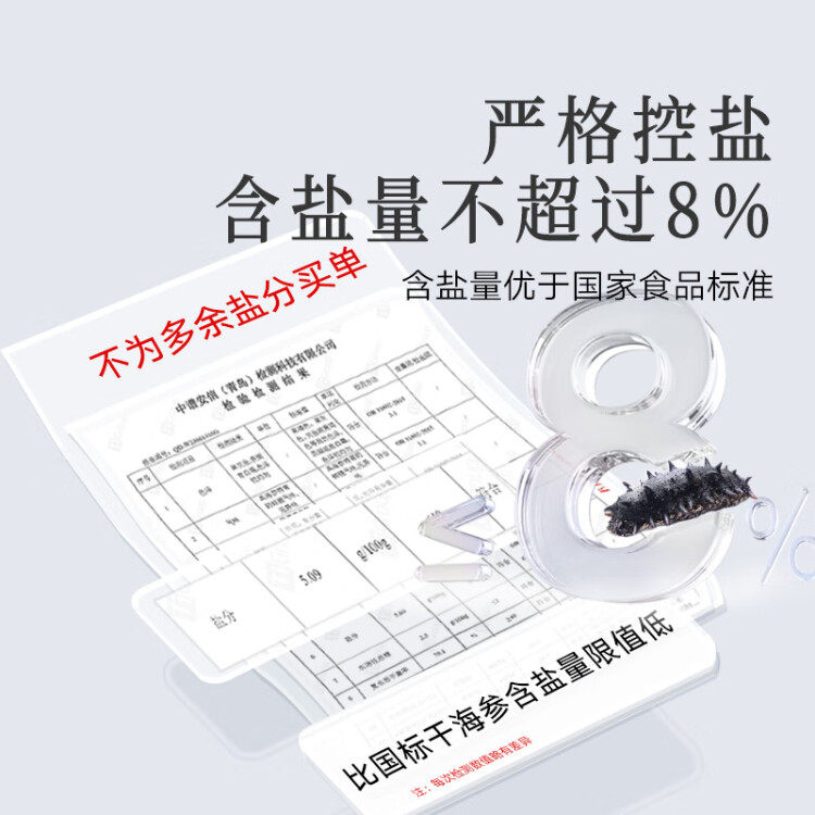 同仁堂品牌 北京同仁堂大连淡干海参辽刺参100g28-42只海参干货高端礼盒 光明服务菜管家商品