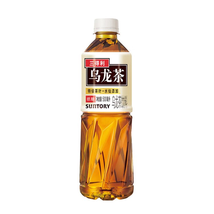 三得利 低糖乌龙茶饮料500ml*15瓶整箱装 光明服务菜管家商品