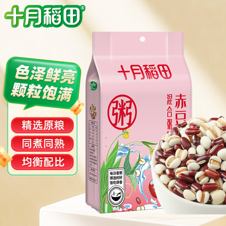 十月稻田 赤豆薏仁米 2斤 薏仁米 赤豆 粥米 東北 雜糧 粗糧 大米伴侶 光明服務(wù)菜管家商品