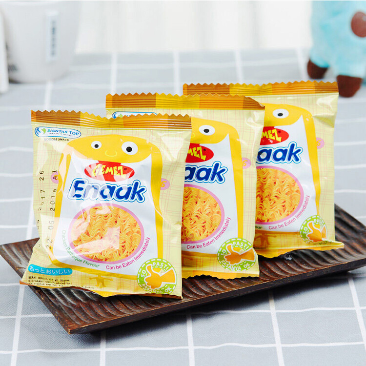 GEMEZ小鸡面干脆面烧烤鸡肉味16g*30袋印尼进口方便面点心面年货送礼 菜管家商品