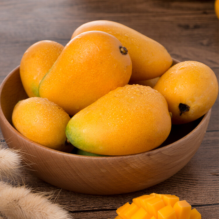 京鲜生 小台农芒果 1.5kg装 单果50g以上 生鲜水果