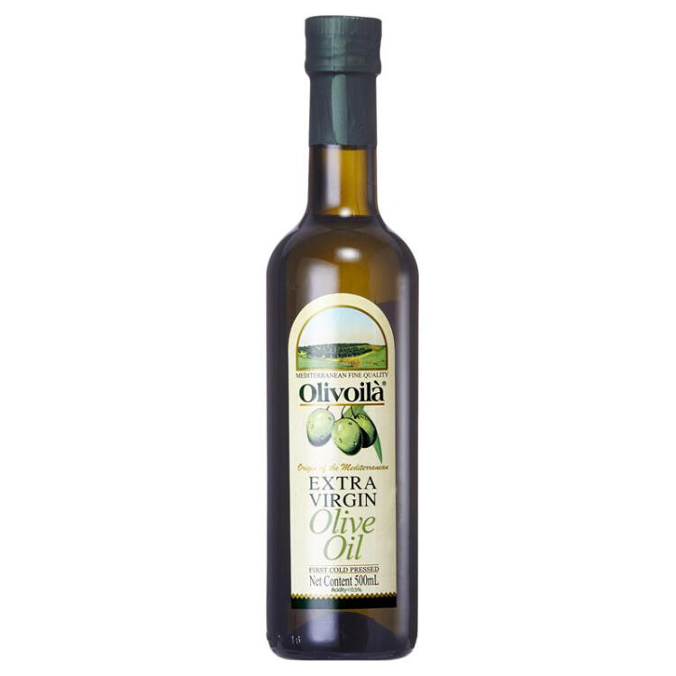 欧丽薇兰 Olivoilà 食用油 特级初榨 压榨 橄榄油500ml 光明服务菜管家商品 