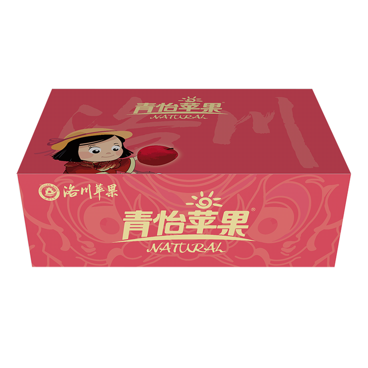 洛川苹果青怡陕西红富士4.5斤家庭装 单果178g起 新鲜水果源头直发包邮 菜管家商品