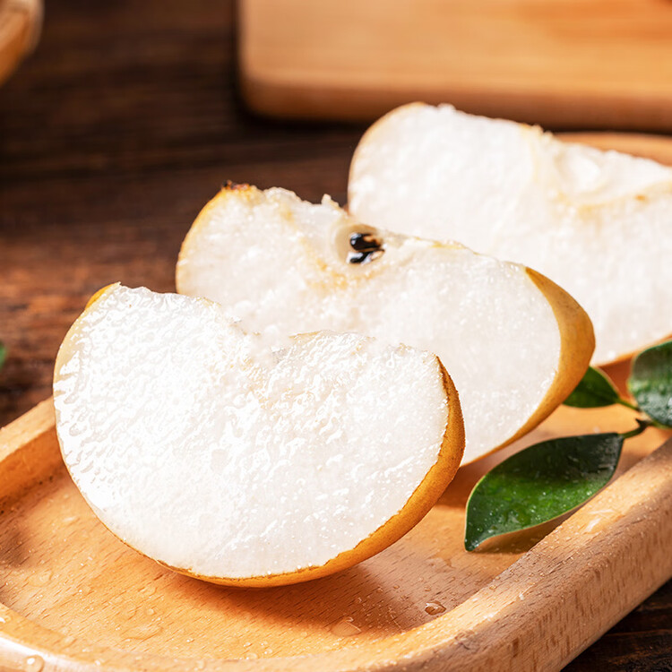 京鲜生 长城羊脂秋月梨 净重7斤 正宗特大果 6-8粒 生鲜水果 年货礼盒 菜管家商品