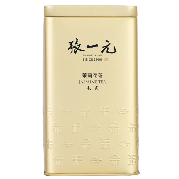 张一元茶叶茉莉花茶茉莉毛尖新茶浓香型春茶伴手礼特种200g金罐装 菜管家商品 商品图