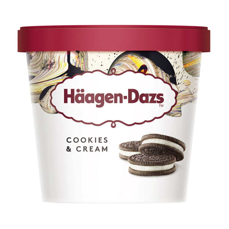 哈根達(dá)斯（Haagen-Dazs）【楊冪同款】經(jīng)典曲奇香奶口味冰淇淋 100ml/杯 菜管家商品