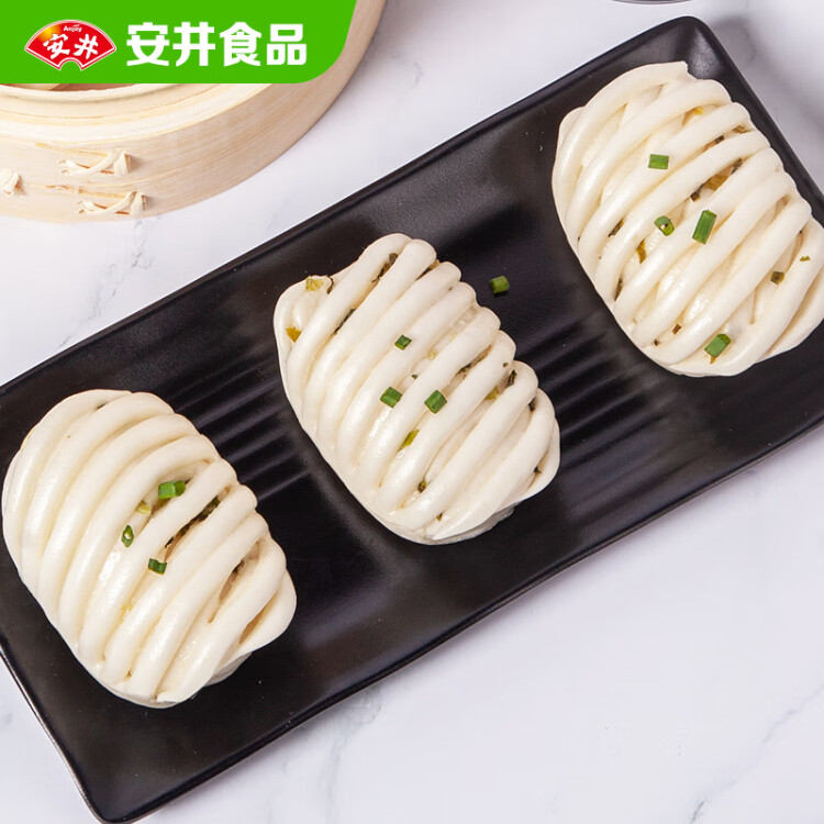 安井 葱油花卷 1kg 2斤装约34个 馒头包子面点 速冻家庭装 早餐半成品 菜管家商品 商品图