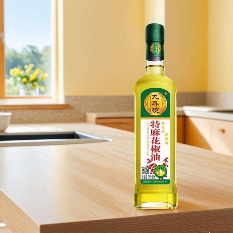 九斗碗 特麻花椒油 红花椒油麻油 米线麻辣烫调味油 165ml 菜管家商品