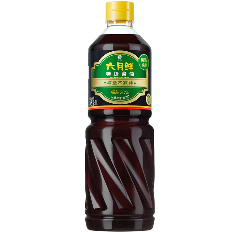 六月鲜经典系列特级酱油1L【特级酱油】生抽炒菜炖欣和出品 菜管家商品