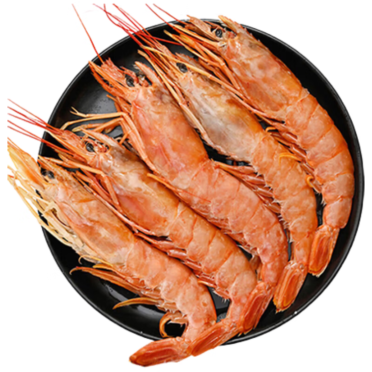 鲜京采 船冻阿根廷红虾 L1(特大号) 去冰净重3斤  22-30只/盒 年货送礼 菜管家商品