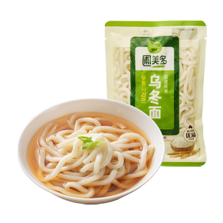 圃美多乌冬面 210g*4袋 拉面拌面炒面早餐开学季 菜管家商品