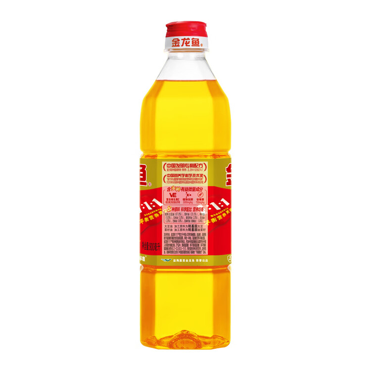 金龙鱼 食用油 黄金比例食用调和油 900ml(新老包装随机发货) 菜管家商品