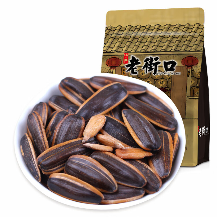 老街口焦糖瓜子500g/袋大颗粒焦糖味葵花籽炒货零食香瓜子 每日坚果 光明服务菜管家商品