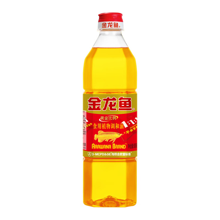 金龙鱼 食用油 黄金比例食用调和油 900ml(新老包装随机发货) 菜管家商品