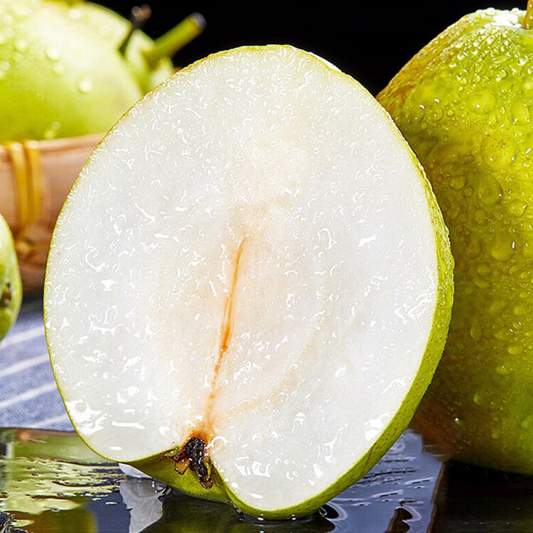 京鲜生 新疆特级库尔勒香梨 净重5斤单果120g以上 生鲜水果 菜管家商品