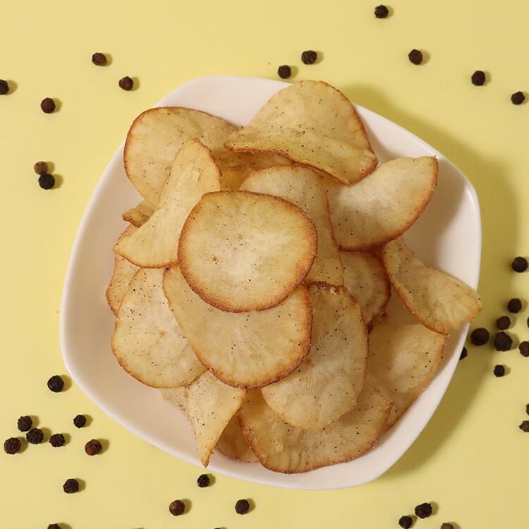 克恩兹印度尼西亚进口 Kernes 克恩兹黑胡椒味木薯片 125g 菜管家商品