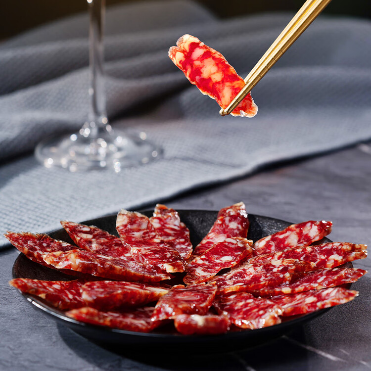 皇上皇特级牛肉腊肠广州腊味特产煲仔饭腊肠广味广东甜肠广式香肠180g 菜管家商品